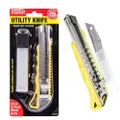 Costcom Durable Retractable Utility Knives & Box Cutter with 3 Blades