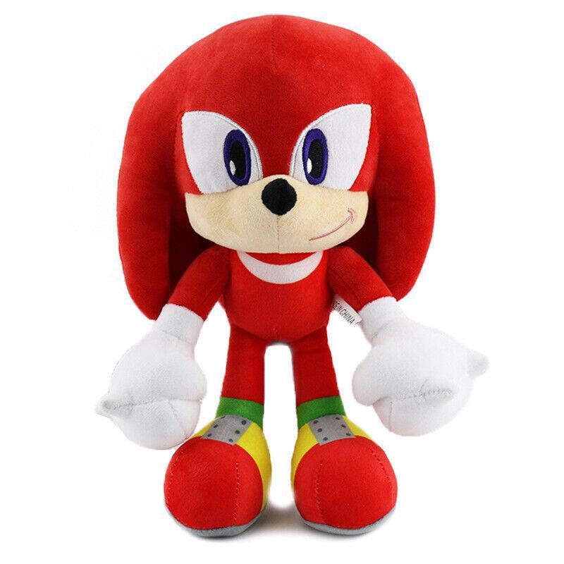 30cm Sonic The Hedgehog Knuckles Shadow Tails Sonic Doll Plush Toy (Color:Red)
