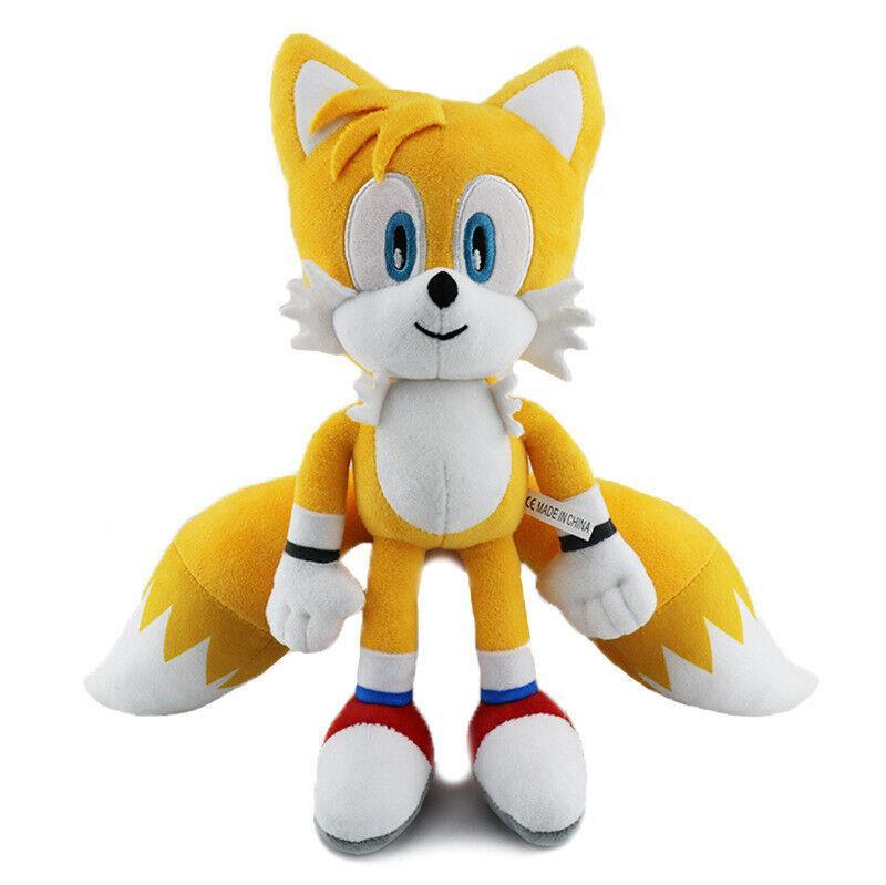 30cm Sonic The Hedgehog Knuckles Shadow Tails Sonic Doll Plush Toy (Color:Yellow)