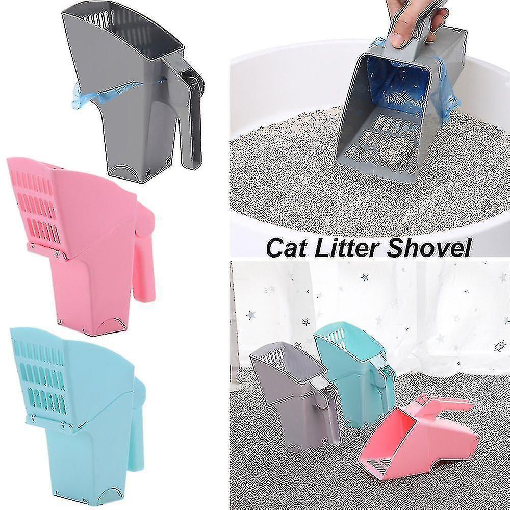 Portable Dogs Sand Scoop Clean Feces Pooper Scoopers Cat Litter Shovel Convenient Filter