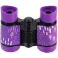 Binoculars high resolution mini binoculars creative telescope toy (Purple)