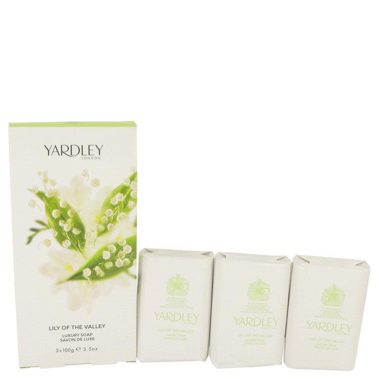 Lily Of The Valley Yardley 3 x 3.5 oz Soap By Yardley London - 3.5 oz 3 x 3.5 oz Soap