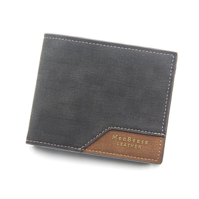Men's Wallet With Bronzing Printed Hinge