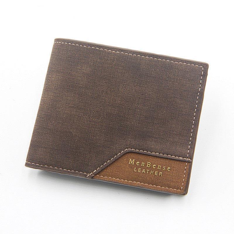 Men's Wallet With Bronzing Printed Hinge