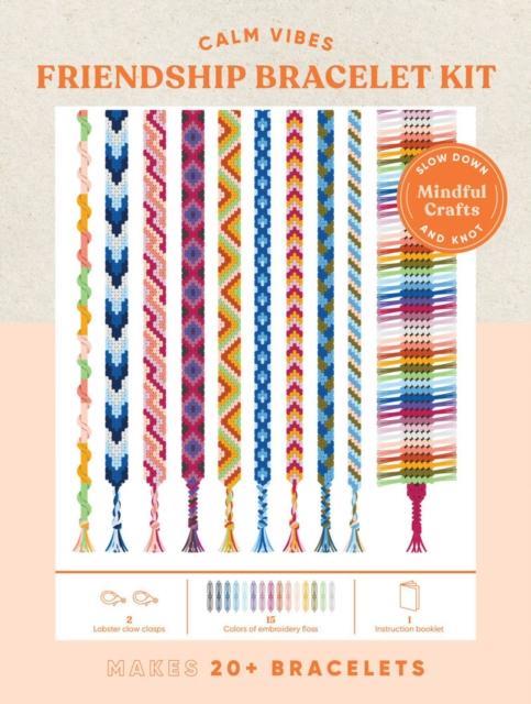 Mindful Crafts Calm Vibes Friendship Bracelet Kit by Chronicle Books