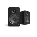 【Sale】Kanto YU6 200W Powered Bookshelf Speakers with Bluetooth and Phono Preamp - Pair, Matte Black