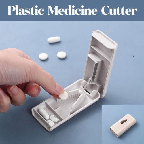 Pill Cutter Box Storage Case Medicine Box Pill Splitter Crusher Grinder Tablet