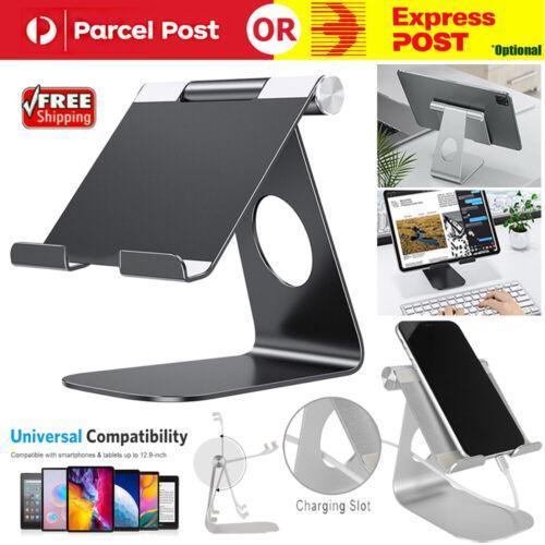 New Universal Folding Aluminum Tablet Mount Holder Stand For iPad iPhone Samsung