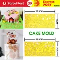 Acrylic Letter Alphabet Cake Mold Press Cookie Cutter DIY Stamp Fondant Mould AU - A