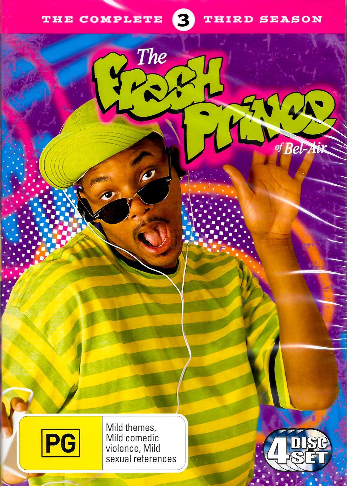 THE FRESH PRINCE OF BEL-AIR - THE COMPLETE THIRD SEASON -DVD Series Comedy New