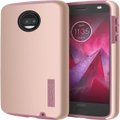 Incipio Dualpro Case for Motorola Z2 Force - Iridescent Rose Gold/Pink