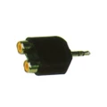 CARSON - Rock Plugs Adaptor 3.5 Stereo Jack to 2 x RCA Socket