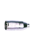 CARSON - Rock Plugs Adaptor / Lead Coupler XLR Male - RCA Female Socket