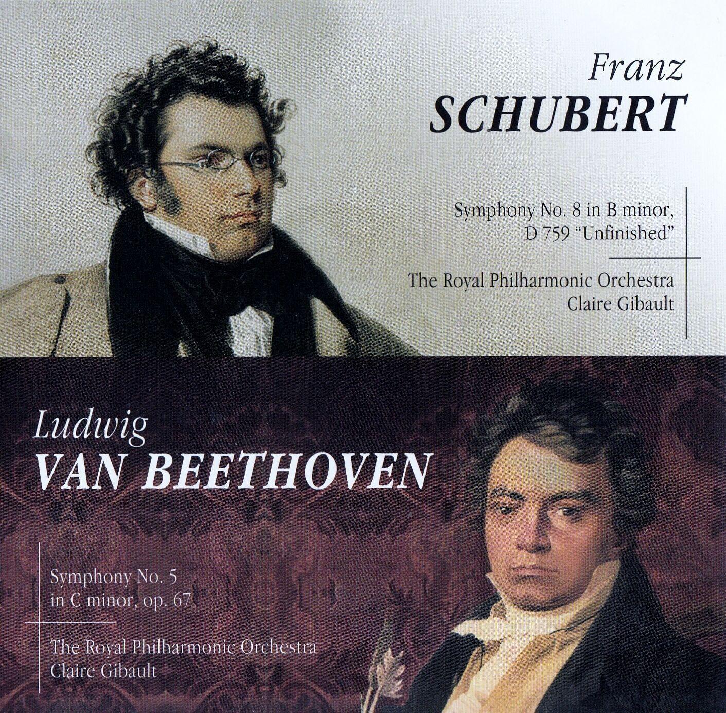 Franz Schubert Symphony Nr. 8 - Van Beethoven Symphony No. 5 MUSIC CD NEW SEALED