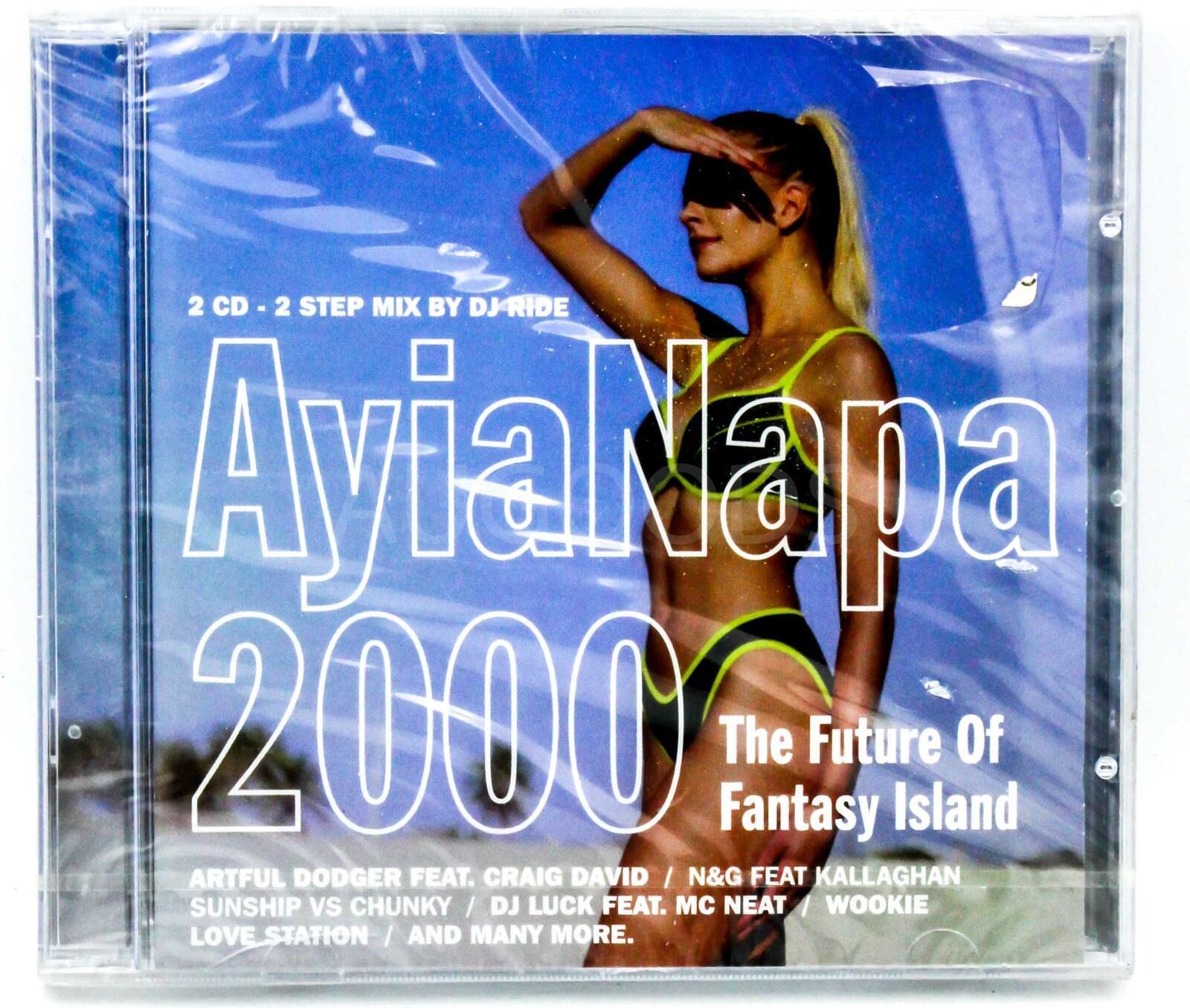 AYIA NAPA 2000 THE FUTURE OF FANTASY ISLAND 2 DISC MUSIC CD NEW SEALED