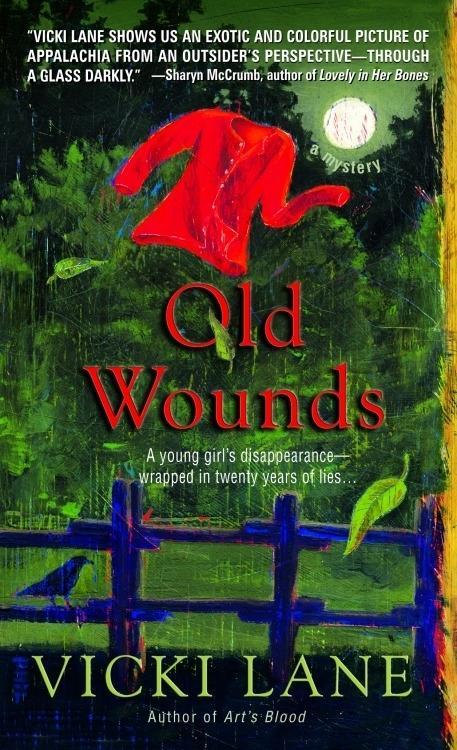 Old Wounds (Dell Mystery) -Vicki Lane Hardcover Book