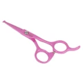 Swan Facial Scissors Round Tip 4.5" [Pink]