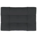 Pallet Cushion Black 120x80x12 cm Fabric vidaXL
