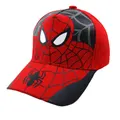 Vicanber Baby Kids Boy Girl Spiderman Baseball Cap Adjustable Hip Hop Summer Snapback Sun Visor Hat(Red)
