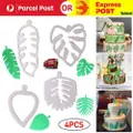 Palm Tree Turtle Leaf Cookies Biscuit Cutter Fondant Mould Cake Sugarcraft Mold - 8pcs