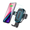 Wireless Car Charger, Car Vent Mount Gravity Sensor 360°Rotating Fast Charging Automatic Clamping Phone Holder Compatible With Apple IPhone XR/XS/XS Max/X/8, 10W For Galaxy S10/ Note 9/S9/S9+/ S(Black)