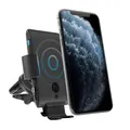 Wireless Car Charger Mount,Fast in Car Charging Automatic Sensor Phone Holder Air Vent for iPhone 13 12 11 pro max XS XR X Huawei P30 P20 Mate 20 Samsung S20 Ultra S20 S10 Xiaomi etc.(Black)