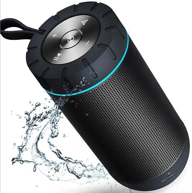 Bluetooth speaker,Portable Wireless Bluetooth Speaker, Stereo Definition, 20 Hours of Playback Time, Hands-Free Phone for iPhone, iPad, Samsung,Black