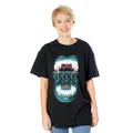 The Lost Boys Unisex Adult Hanging Vintage T-Shirt (Black) (L)