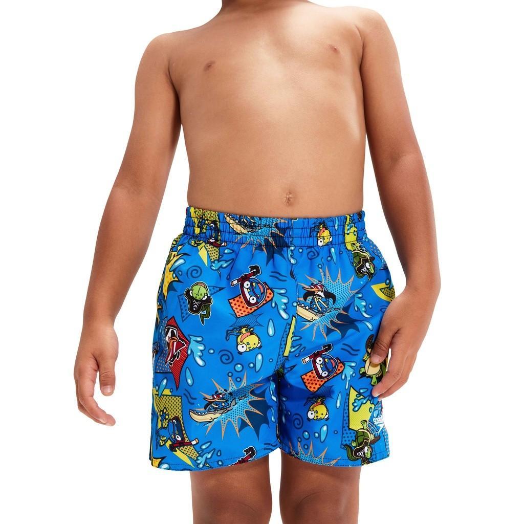Speedo Boys Learn To Swim 11 Swim Shorts (Blue/Yellow) (1-2 Years)