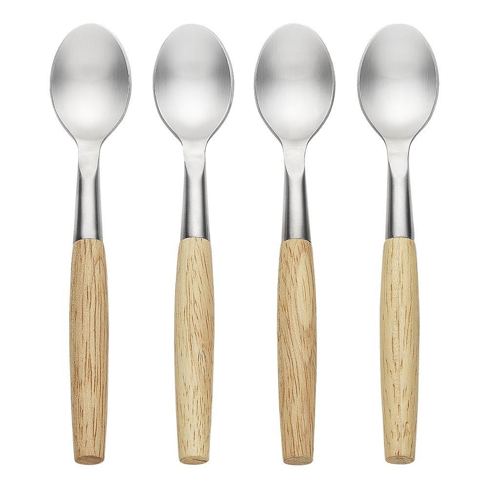 4pc Ecology 16cm Alto Tapas Spoons Set Cutlery Tableware Kitchen Serving Utensil