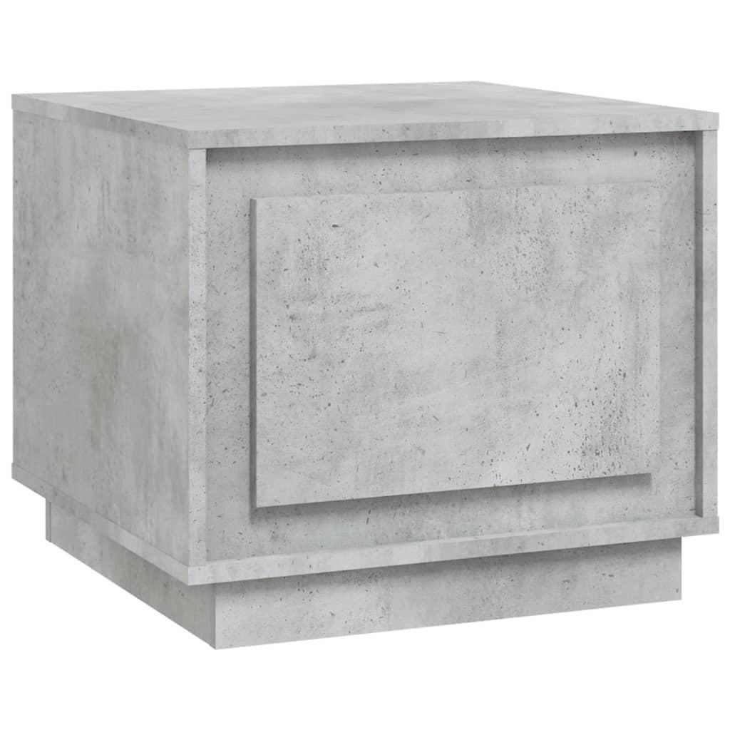 Coffee Table Concrete Grey 51x50x44 cm Engineered Wood vidaXL