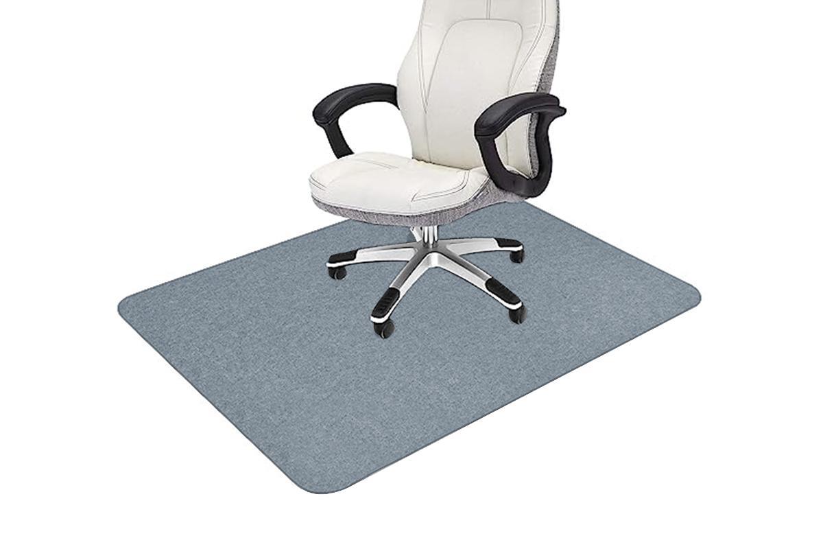 Anti-Slip Floor Protector Office Chair Mat -Light Gray