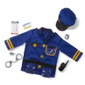 Melissa & Doug Police Officer Role Play Costume Set Kids/Children 3-6y Blue
