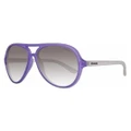 Polaroid Women's Aviators P8401-0VC-FA Purple Sunglasses - Stylish Eyewear for Fashionable Ladies