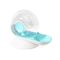 2.8L Water Drinking Container Pet Bubble Food Snail Shaped with Filter Element (Color:Blue)
