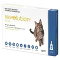 Revolution for Cats 2.6-7.5 kgs (3 Pack) - Blue - Flea, Heartworm & Worm Control