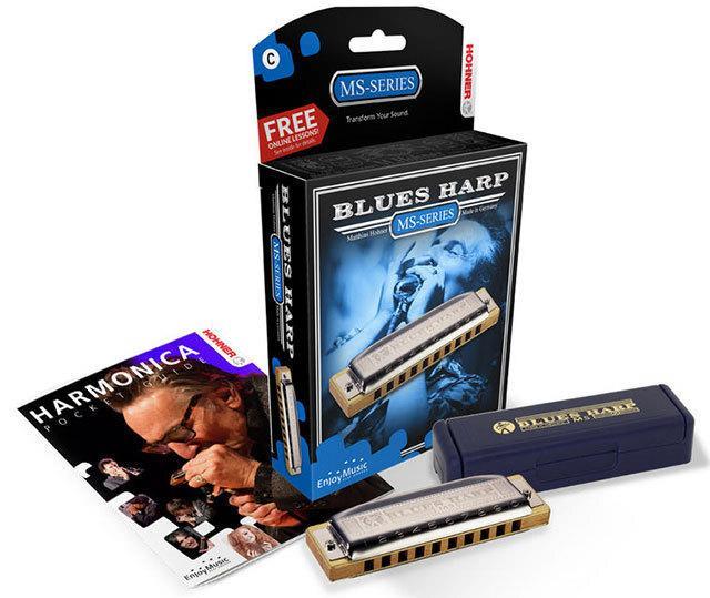 Hohner MS Series Blues Harp Harmonica in the Key of Gb