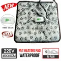 Waterproof Pet Electric Heat Heated Heater Pad Mat Heating Blanket Dog Cat