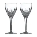 Royal Doulton R&D Collection Highclere Pair of Crystal Wine Glasses Size 8.2X21.5cm