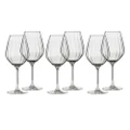 6pc Ecology Twill 430ml White Wine Glass Stemware Glasses/Barware Set Clear