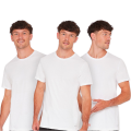 Calvin Klein Men's Cotton Classics 3 Pack Crew Neck Tees - White/White/White