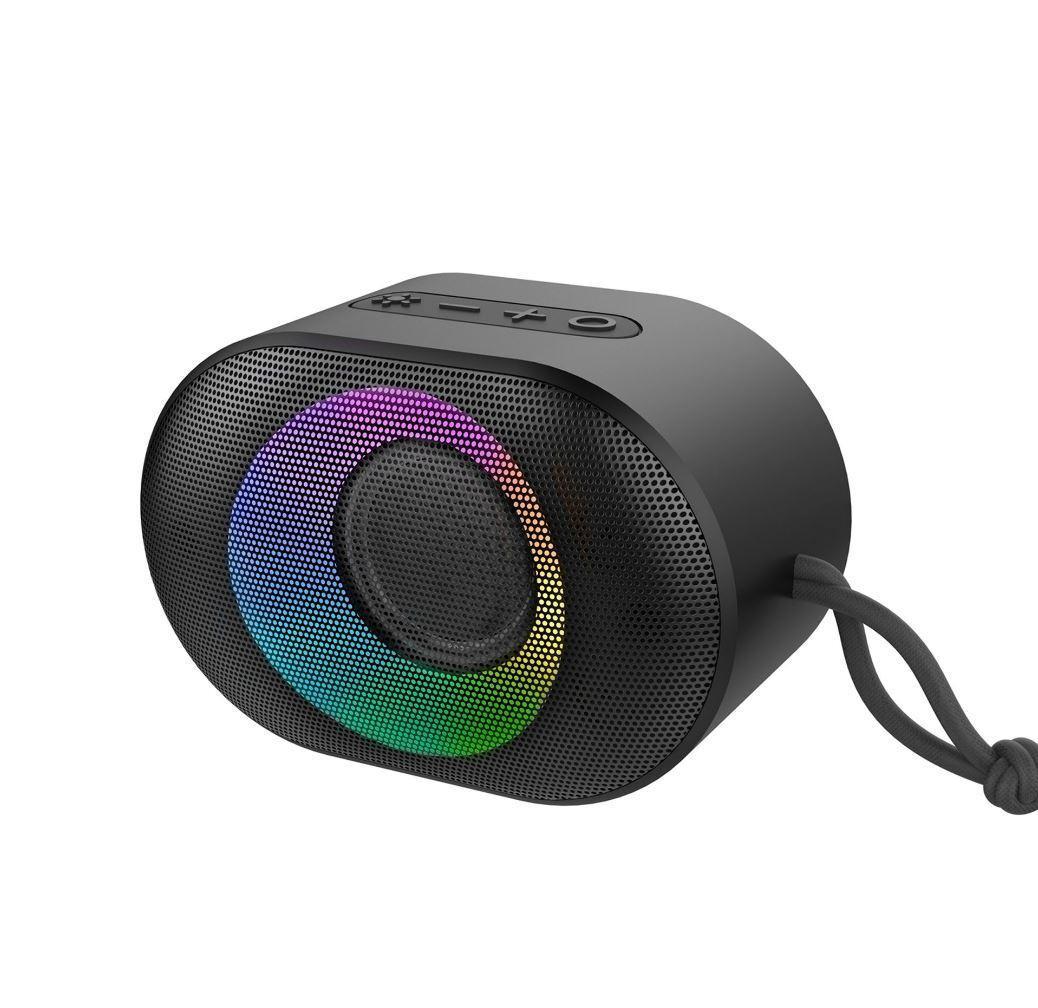 mbeat MB-BSP-B1 Water Resistant IPX6 Bluetooth Speaker with Pulsing RGB Lights