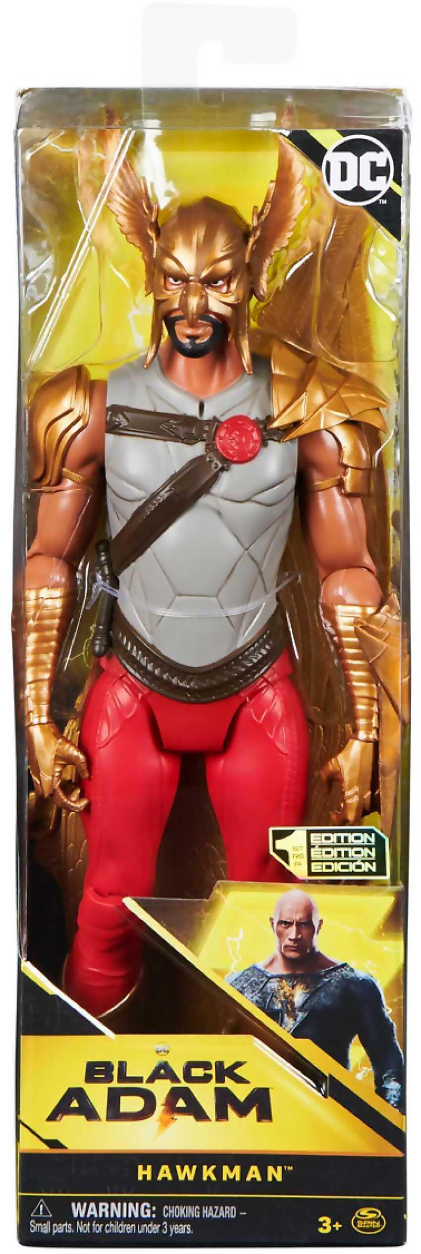 Dc - Hawkman 12-inch Action Figure Black Adam Movie Collectible Kids Toys For Boys And Girls Ages 3 And Up