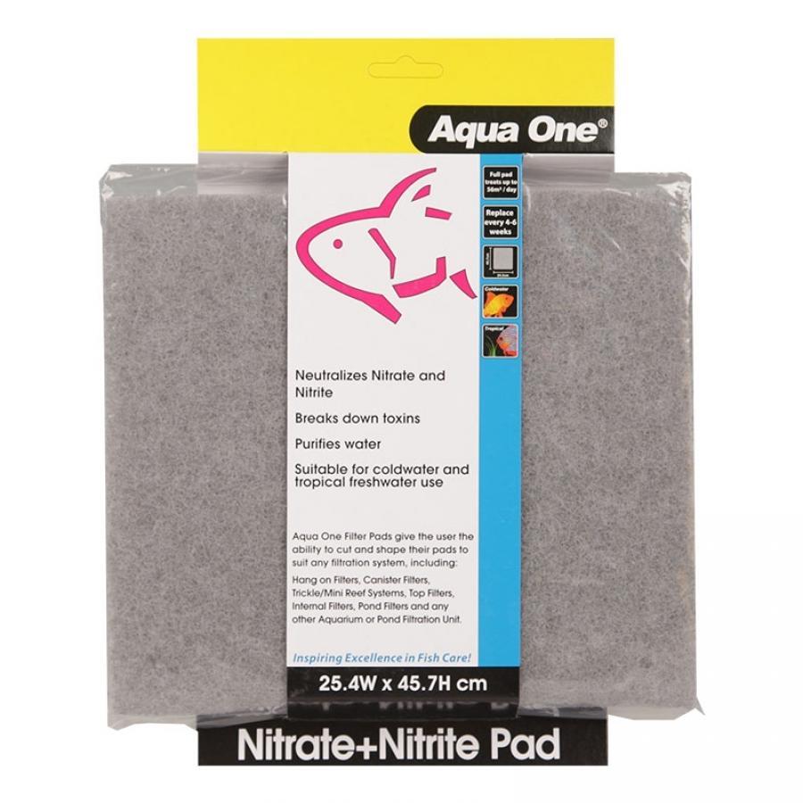 Aquarium Nitrate + Nitrite Filter Pad for Fish Tanks (25cm x 45cm) by Aqua One