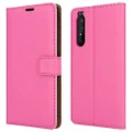 Sony Xperia 1 II (6.5") Magnetic Leather Wallet Stand Phone Case Cover (Pink) Book Wallet