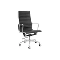 Matt Blatt Replica Eames Group Standard Aluminium High Back Office Chair (Black Leather) - Afterpay & Zippay Available