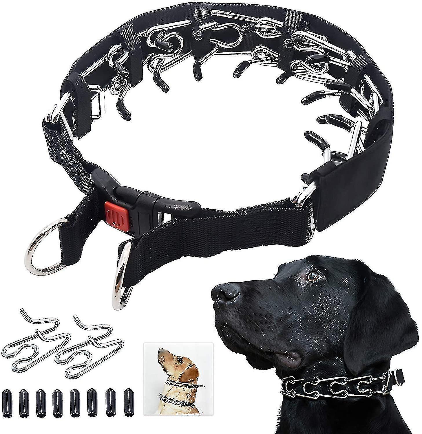 Dog Paw Training Collar, Dog Choke With Comfort Tips And Quick Release Buckle