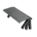 Durable Tv Screen Rack Holder Laptop Desktop Stand Storage Shelf(1pcs,black)