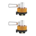 2x Conversion Adapter Camping Gas Stove Adaptor Valve Canister Gas Convertor Shifter Refill