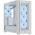 Corsair iCUE 5000X ATX RGB QL Edition Case - True White [CC-9011233-WW]